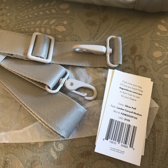 NWT Dagne Dover Landon Medium/Silver Puff - Picture 10 of 11